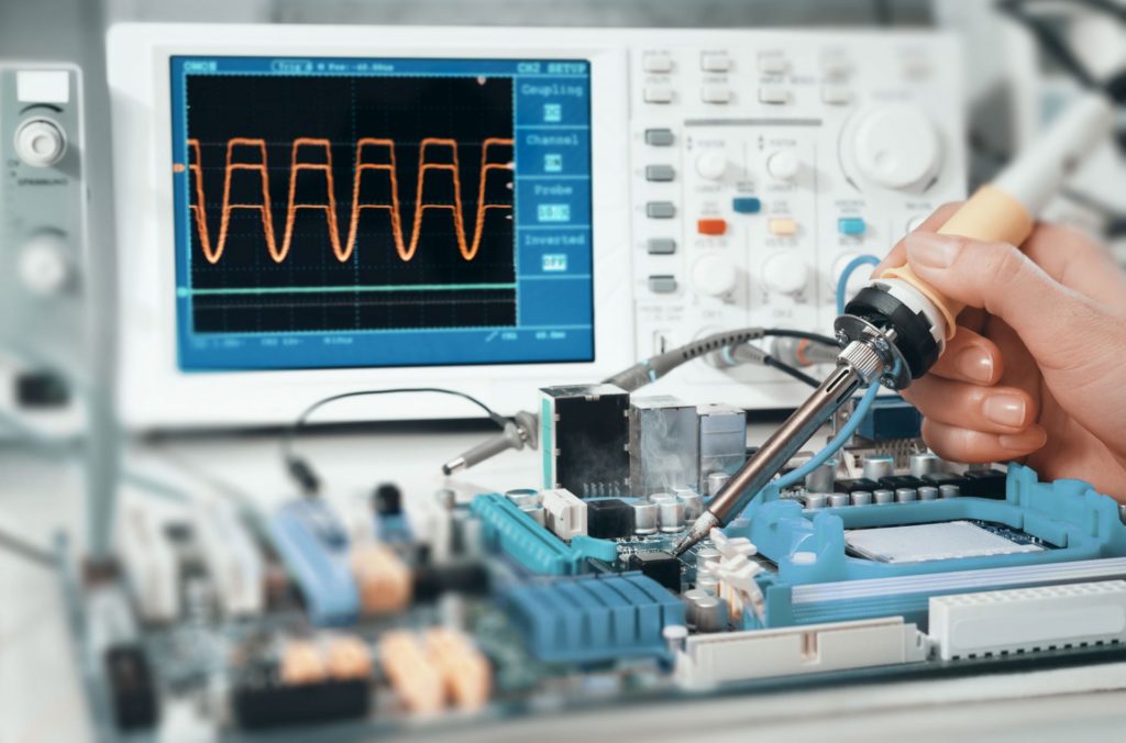oscilloscope board repair