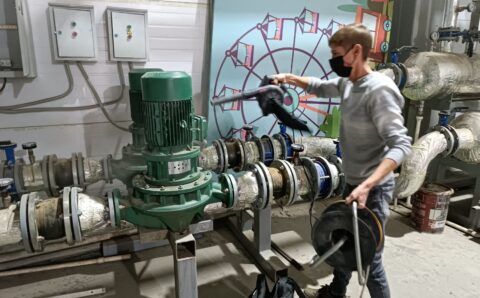 Maintenance of boiler equipment