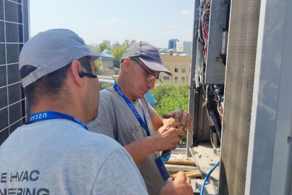 Ремонт замена компрессора VRF LG multi v 5